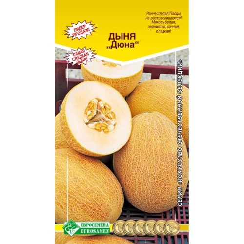 Дыня Дюна "Искусство отечественной селекции" 10шт (Евросемена)