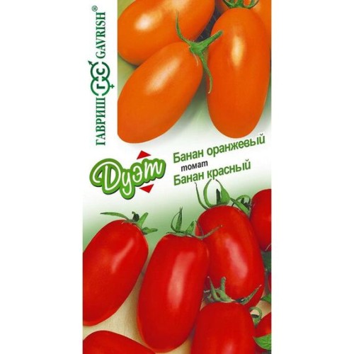 Томат Дуэт Банан оранжевый + Банан красный (Гавриш)