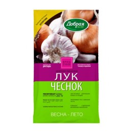 Удобрение обогощенное Лук Чеснок 0.9кг (Добрая сила)