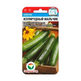 Кабачок Изумрудный мальчик 5шт (Сибирский Сад)