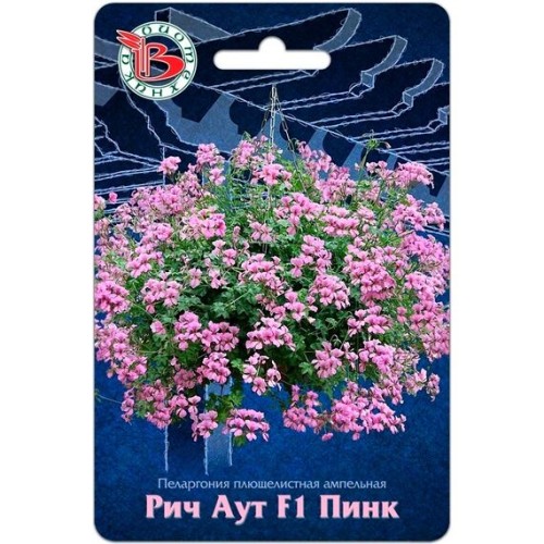 Пеларгония плющелистная ампельная Рич Аут F1 Пинк 5шт (Биотехника)