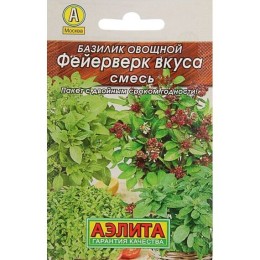 Базилик овощной Фейерверк вкуса смесь "Лидер" 0.3г (Аэлита)