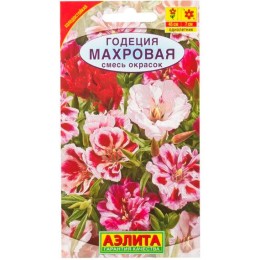 Годеция крупноцветковая Махровая смесь окрасок 0.05г (Аэлита)