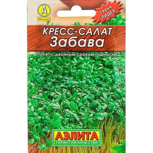 Кресс-салат Забава "Лидер" 1г (Аэлита)