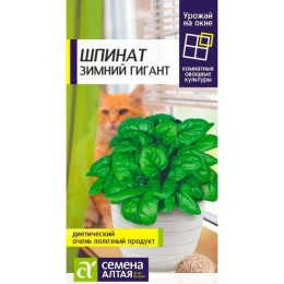 Шпинат Зимний гигант "Урожай на окне" 1г (Семена Алтая)
