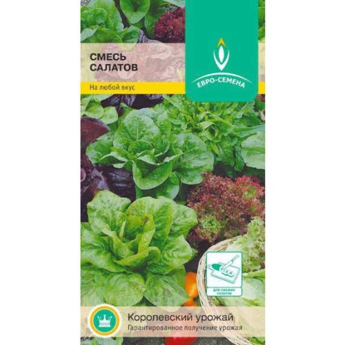 Смесь салатов листовых и кочанных 1г (Евро-семена)