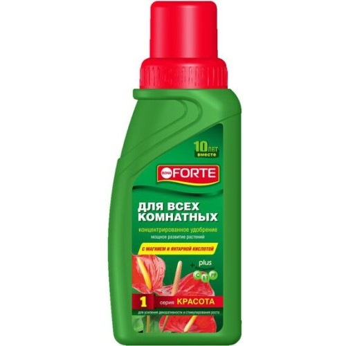 Концентрированное удобрение - комнатные растения "Красота" 285мл (Bona Forte)