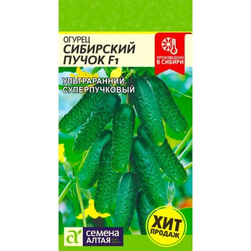 Огурец Сибирский пучок F1 5шт (Семена Алтая)