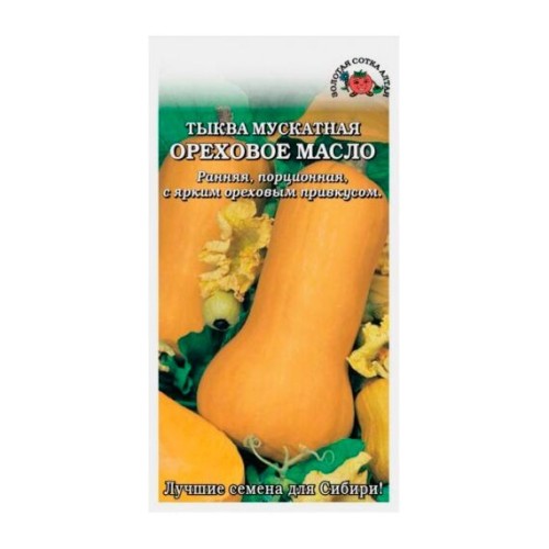 Тыква мускатная Ореховое масло 5шт (Золотая сотка Алтая)