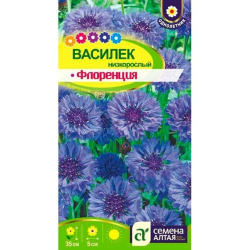 Василек низкорослый Флоренция 0.2г (Семена Алтая)