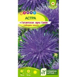 Астра игольчатая Гигантские лучи Синяя 0.2г (Семена Алтая)