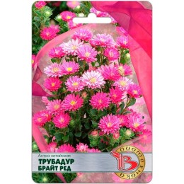 Астра китайская Трубадур Брайт Ред 20шт (Биотехника)