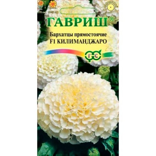 Бархатцы прямостоячие Килиманджаро F1 0.05г (Гавриш)