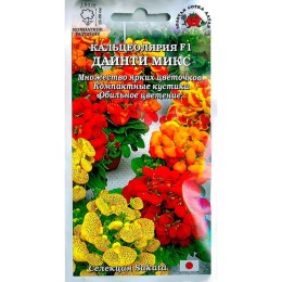 Кальцеолярия Даинти F1 Микс 5шт (Золотая сотка Алтая)