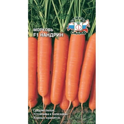 Морковь Нандрин F1 100шт (СеДеК)