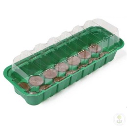 Парник с торфяными таблетками 14 ячеек