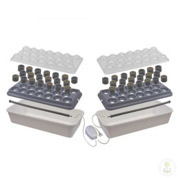 Гидропонная установка Здоровья КЛАД Домашняя чудо-грядка двойная