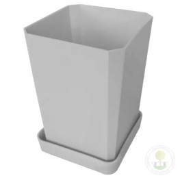 Набор горшков для рассады белый