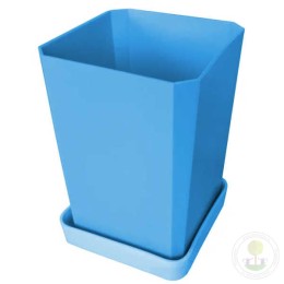 Набор горшков для рассады голубой