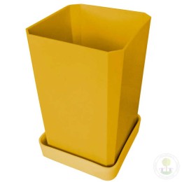 Набор горшков для рассады жёлтый