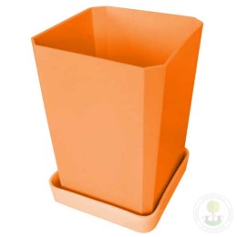 Набор горшков для рассады оранжевый