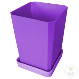 Набор горшков для рассады фиолетовый