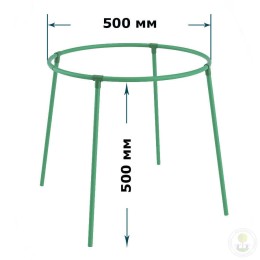 Опора для цветов №5 зелёная
