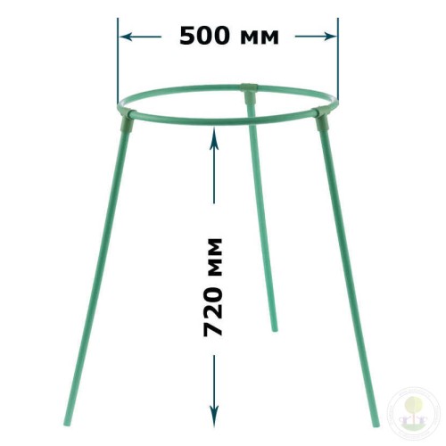 Опора для цветов Пион зелёная