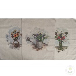 Комплект полотенец из 3 шт Весенний букет new 22С145