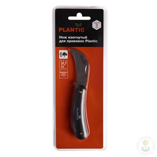 Нож Plantic для прививок изогнутый 37301-01