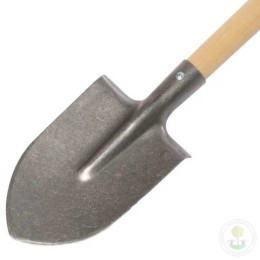 Лопата штыковая титановая деревянный черенок Диорит