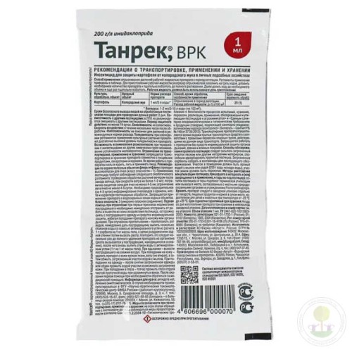 Средство от насекомых от колорадского жука Танрек