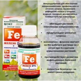Удобрение Богатый-микро Железо + микроэлементы жидкое