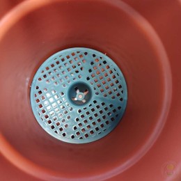 Кашпо подвесное терракотовое круглое