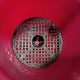 Кашпо подвесное фиолетовое круглое