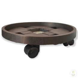 Поддон пластиковый на колесах черный