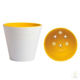 Горшок Конус белый