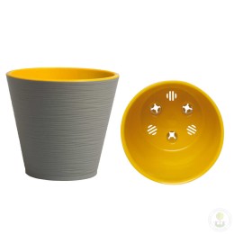 Горшок Конус серый муссон