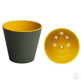 Горшок Конус черный