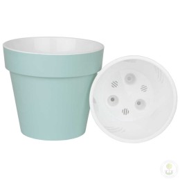 Горшок Протея мята-белый