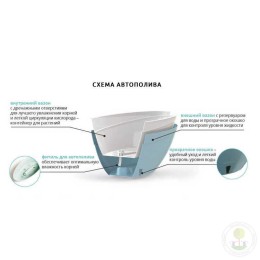 Вазон CALIPSO прозрачный-прозрачный