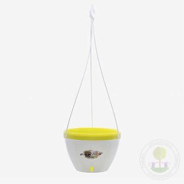 Вазон Vista белый-лайм